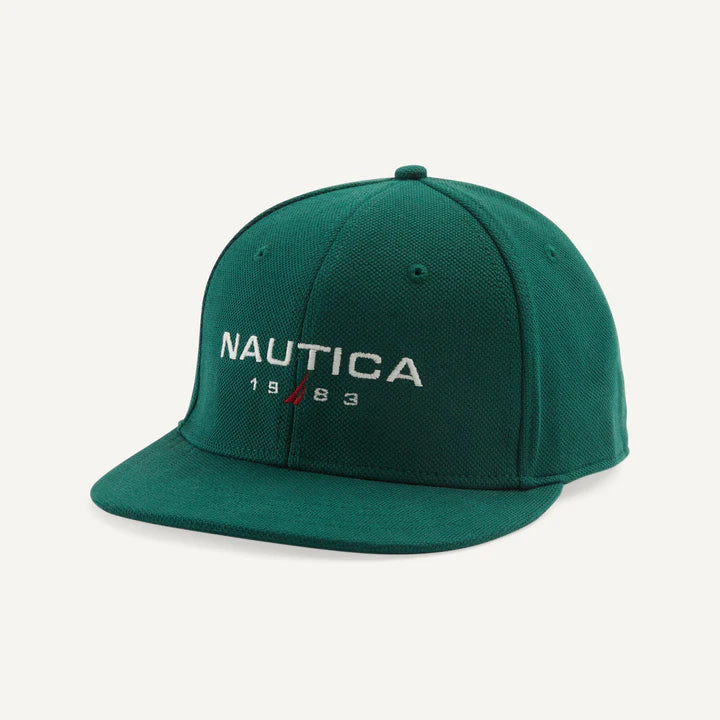 Nautica  logo knit hat Verde