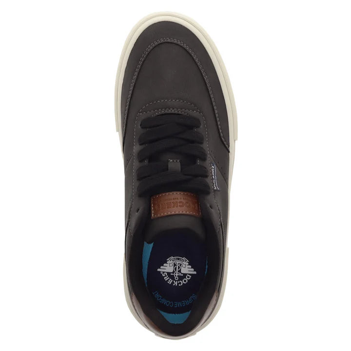 Dockers synthetic leather casual lace up sneaker shoe