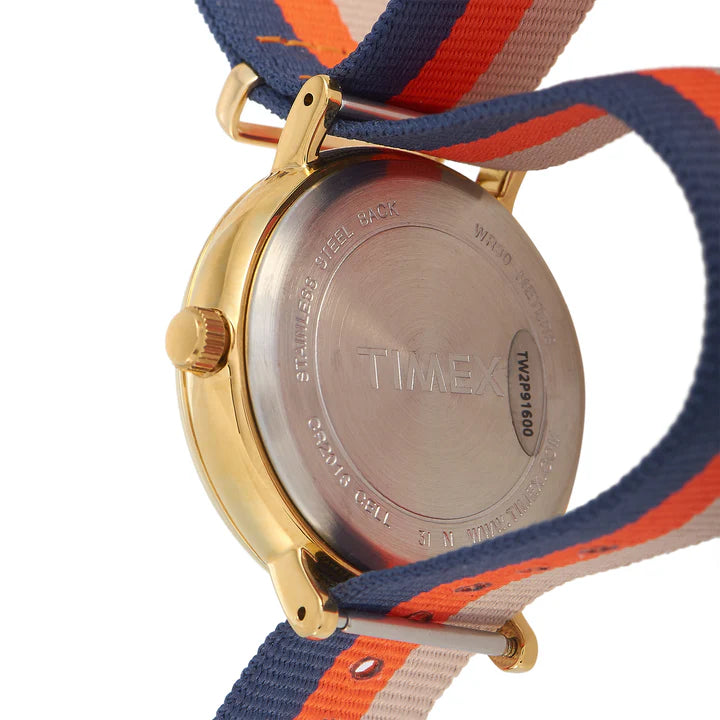 Timex fairfield cream dial watch